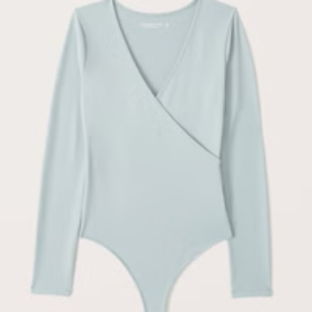 abercrombie Seamless Fabric Wrap Bodysuit